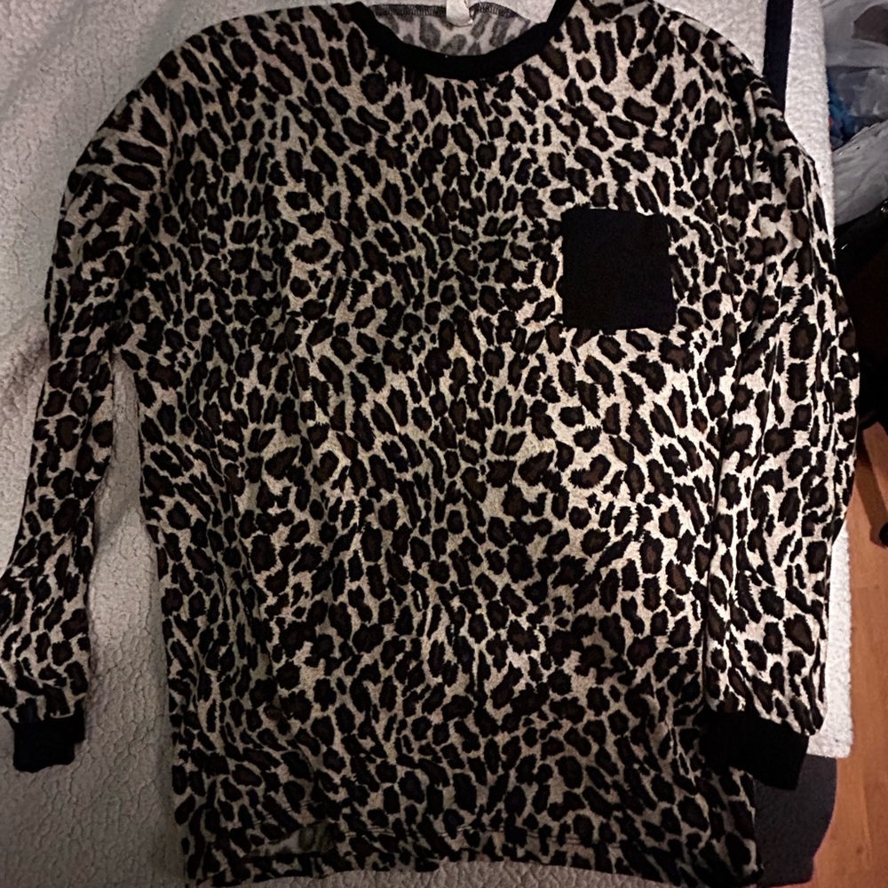 Leopard print longsleeve | size 3X